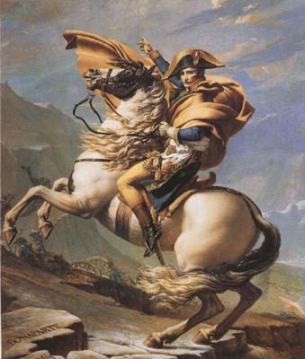 Jacques-Louis David Napoleon Crossing the Alps (mk08) oil painting picture